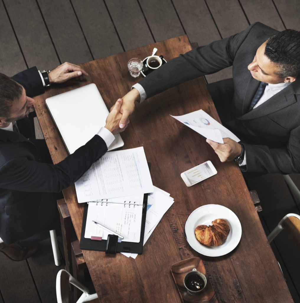 Businessmen Handshake Deal Agreement Concept
